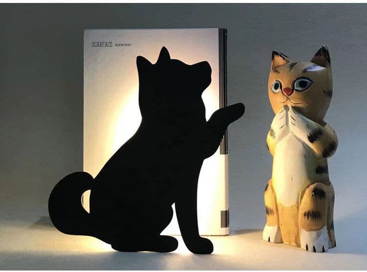 image-LED Animal Dog Cat Night Light Kitten Smart Sound Sensor Control Wall Lamp Home Corridor Balcony Night Lamp Baby Kids Sleep Lamp
