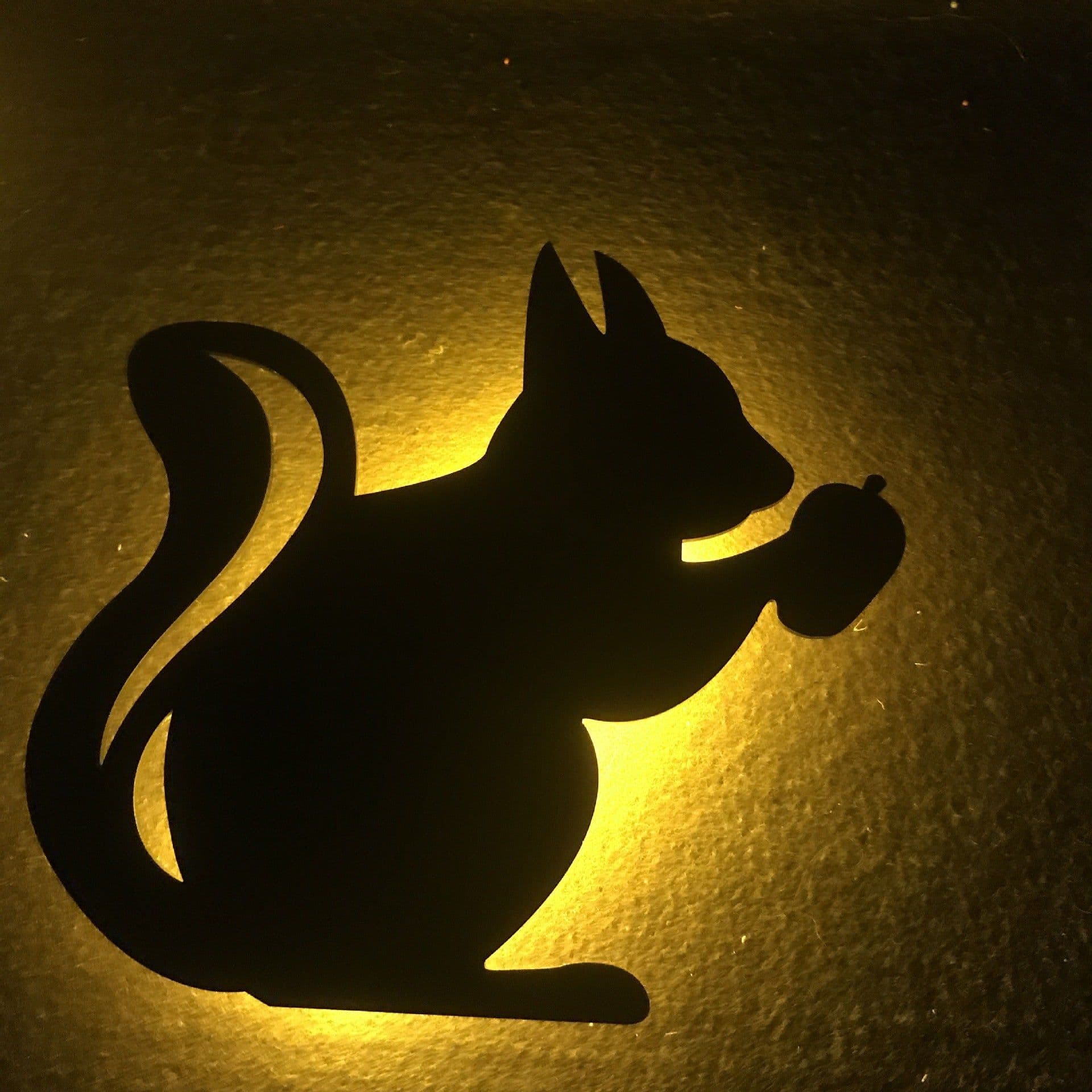 image-LED Animal Dog Cat Night Light Kitten Smart Sound Sensor Control Wall Lamp Home Corridor Balcony Night Lamp Baby Kids Sleep Lamp