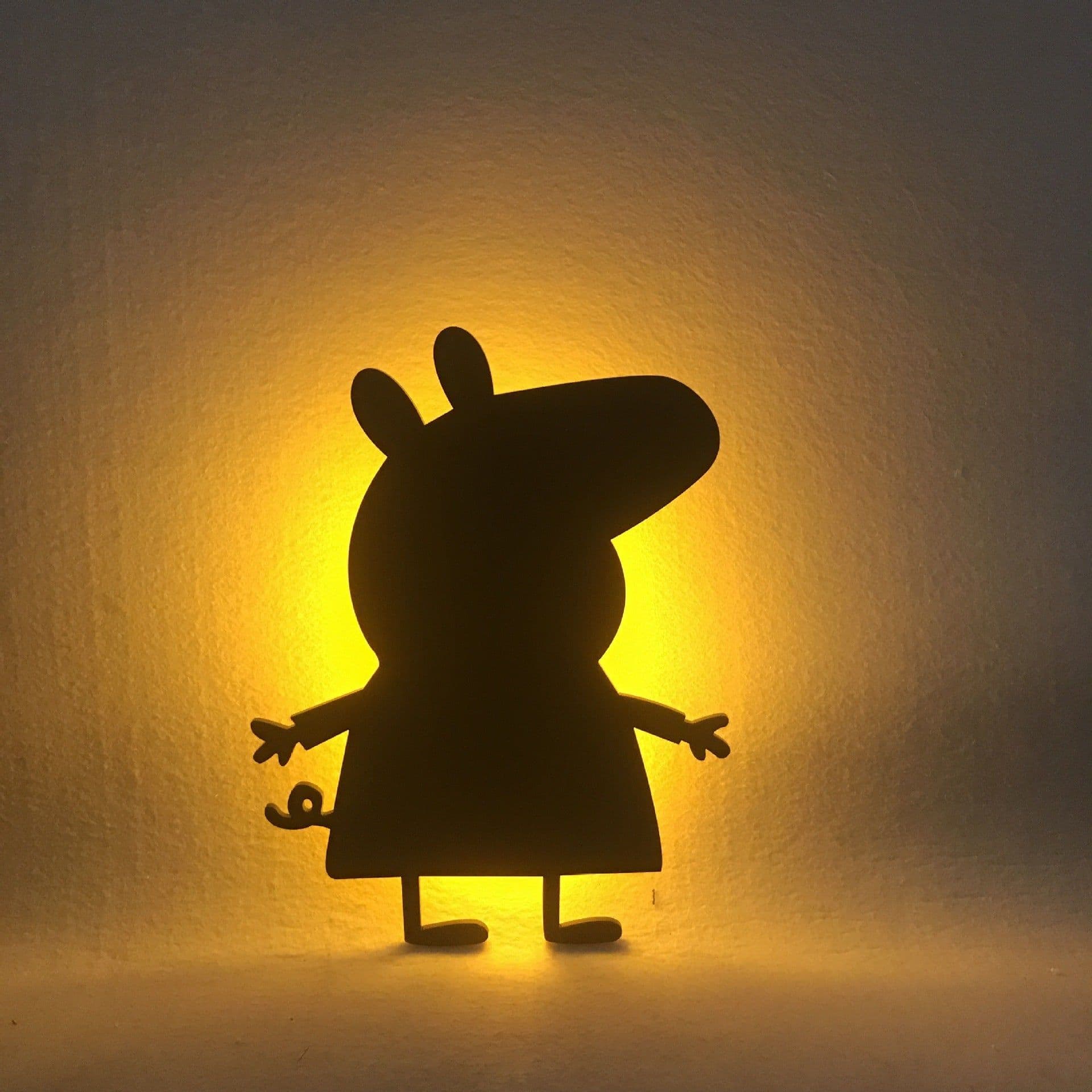 image-LED Animal Dog Cat Night Light Kitten Smart Sound Sensor Control Wall Lamp Home Corridor Balcony Night Lamp Baby Kids Sleep Lamp
