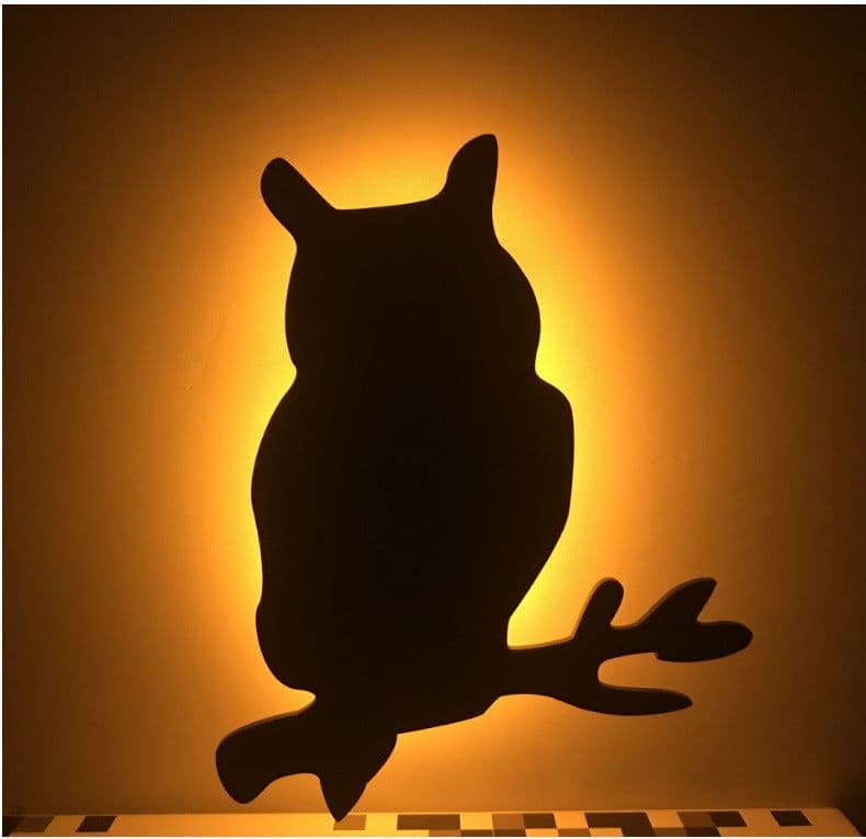 image-LED Animal Dog Cat Night Light Kitten Smart Sound Sensor Control Wall Lamp Home Corridor Balcony Night Lamp Baby Kids Sleep Lamp