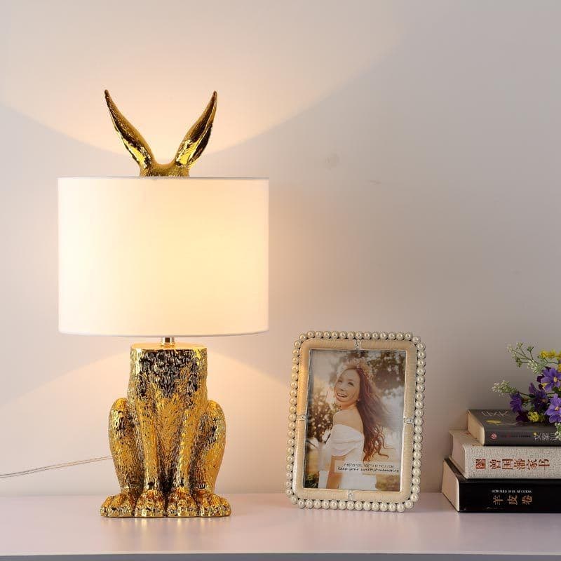 image-Bedroom Rabbit Table Lamp Living Room Room Bedside Lighting