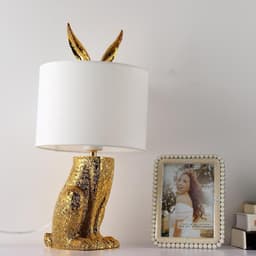 image-Bedroom Rabbit Table Lamp Living Room Room Bedside Lighting