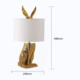 image-Bedroom Rabbit Table Lamp Living Room Room Bedside Lighting