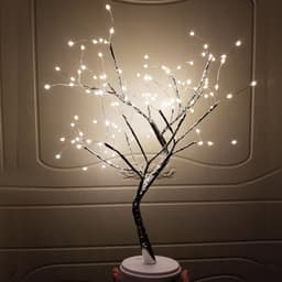 image-Tree Light Touch Switch Pearl Star Night Light
