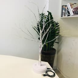 image-Tree Light Touch Switch Pearl Star Night Light