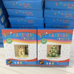 image-Christmas Decoration Snowman Christmas Tree DIY LED Lamp