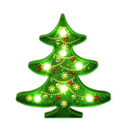 image-Christmas Decoration Snowman Christmas Tree DIY LED Lamp