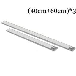image-Motion Sensor LED Under Cabinet Light USB Rechargeable Wardrobe Closet Night Light For Kitchen Indoor Wall Lamps