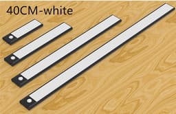 image-Motion Sensor LED Under Cabinet Light USB Rechargeable Wardrobe Closet Night Light For Kitchen Indoor Wall Lamps
