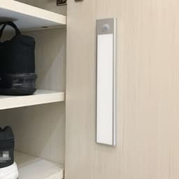 image-Motion Sensor LED Under Cabinet Light USB Rechargeable Wardrobe Closet Night Light For Kitchen Indoor Wall Lamps