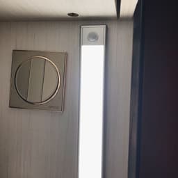 image-Motion Sensor LED Under Cabinet Light USB Rechargeable Wardrobe Closet Night Light For Kitchen Indoor Wall Lamps