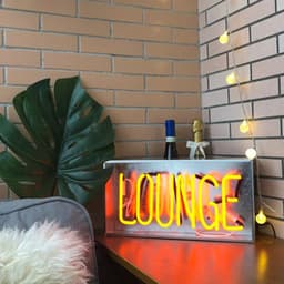 image-Retro neon decorative lamp glass tube iron box lamp