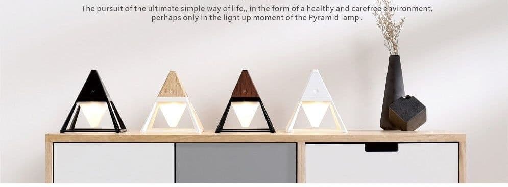 image-Hot Sale Pyramid Practical Touch Switch Lamps