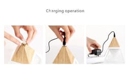 image-Hot Sale Pyramid Practical Touch Switch Lamps