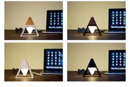 image-Hot Sale Pyramid Practical Touch Switch Lamps