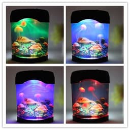 image-Jellyfish aquarium USB colorful lamp