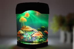 image-Jellyfish aquarium USB colorful lamp