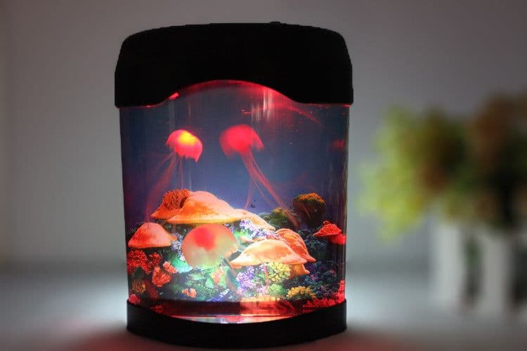 image-Jellyfish aquarium USB colorful lamp