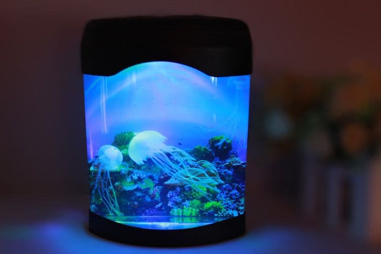 image-Jellyfish aquarium USB colorful lamp
