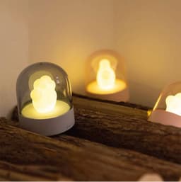 image-Exquisite Night Light Cat Paw Light USB Charging Music Box Warm Musical Lamp Cats Paw Lamp For Kids Children Gift Desktop Decor