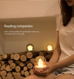 image-Exquisite Night Light Cat Paw Light USB Charging Music Box Warm Musical Lamp Cats Paw Lamp For Kids Children Gift Desktop Decor