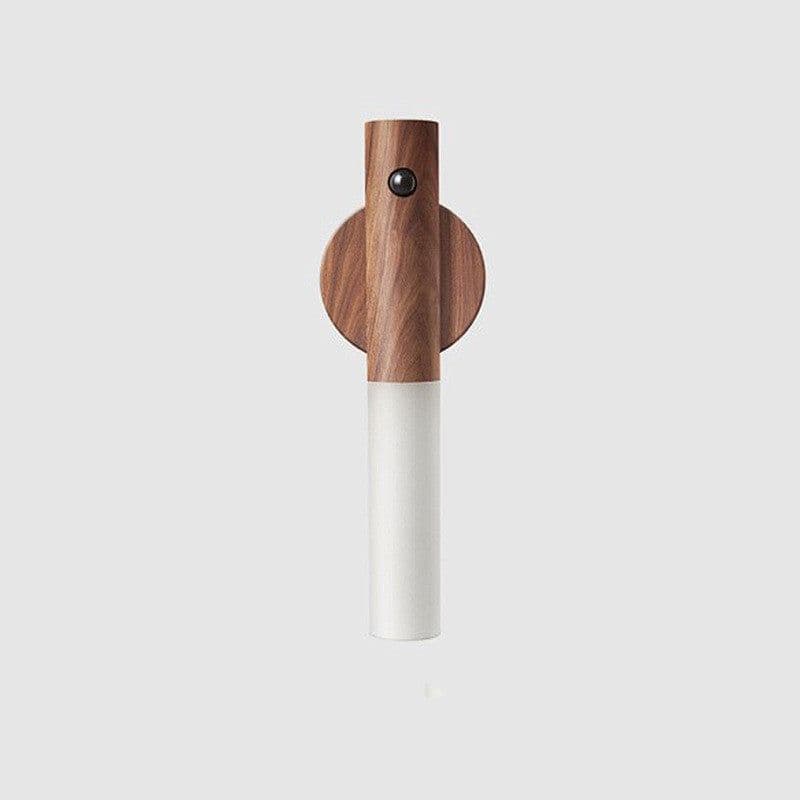 image-Auto LED USB Magnetic Wood Wireless Night Light Corridors Porch Lights PIR Motion Sensor Wall Light Cabinet Lamp