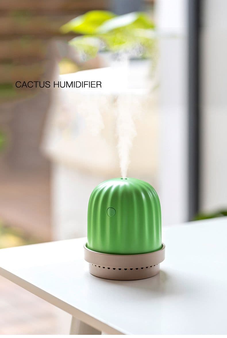 image-Cactus humidifier night light