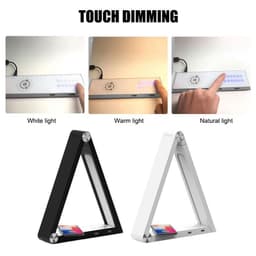 image-LED Triangle Table Lamp Wireless Charging Led Desk Lamps Rechargeable Table Lamps Smart Home Desk Art Light EU US UK Standard