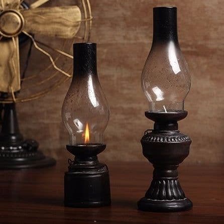 image-Kerosene Lamp Candle Holder Decoration