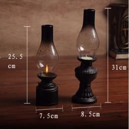 image-Kerosene Lamp Candle Holder Decoration