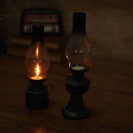 image-Kerosene Lamp Candle Holder Decoration