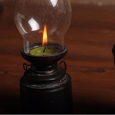 image-Kerosene Lamp Candle Holder Decoration
