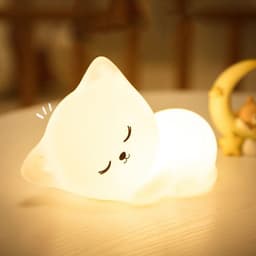 image-Luminous pat atmosphere light usb charging with sleeping silicone gift light
