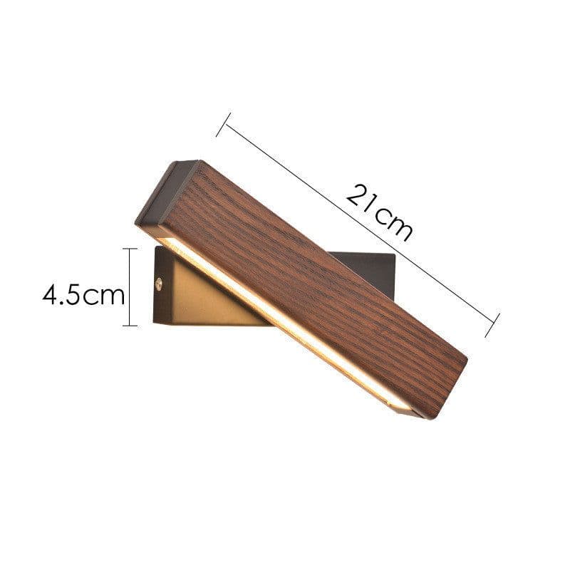 image-Walnut bedroom bedside lamp solid wood aisle