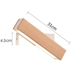 image-Walnut bedroom bedside lamp solid wood aisle