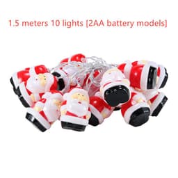 image-Snowman Christmas Tree LED Garland String Lights Snowflakes String Fairy Lights Hanging Ornaments