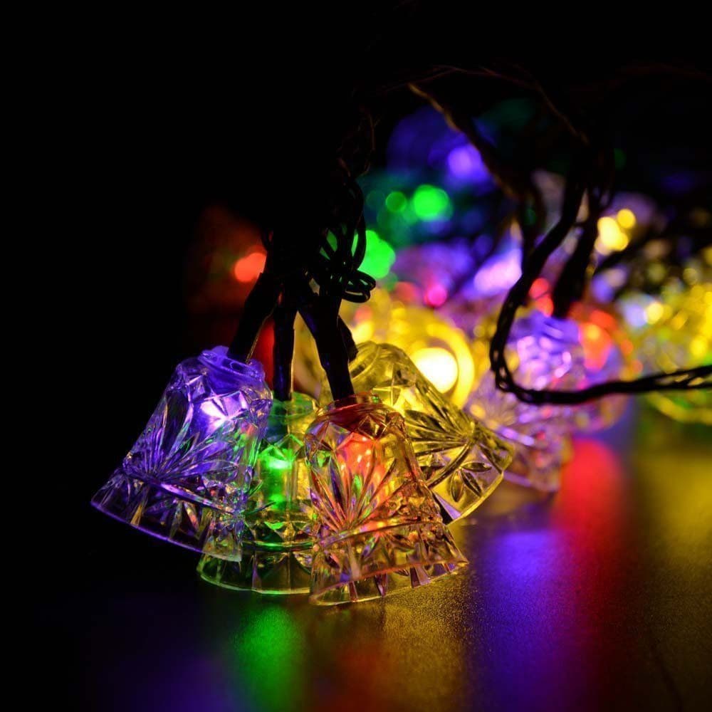 image-Snowman Christmas Tree LED Garland String Lights Snowflakes String Fairy Lights Hanging Ornaments