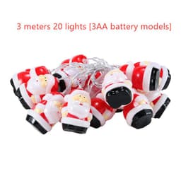 image-Snowman Christmas Tree LED Garland String Lights Snowflakes String Fairy Lights Hanging Ornaments