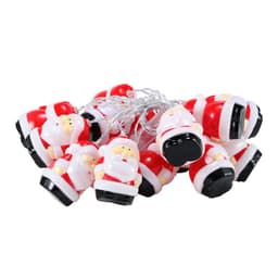 image-Snowman Christmas Tree LED Garland String Lights Snowflakes String Fairy Lights Hanging Ornaments