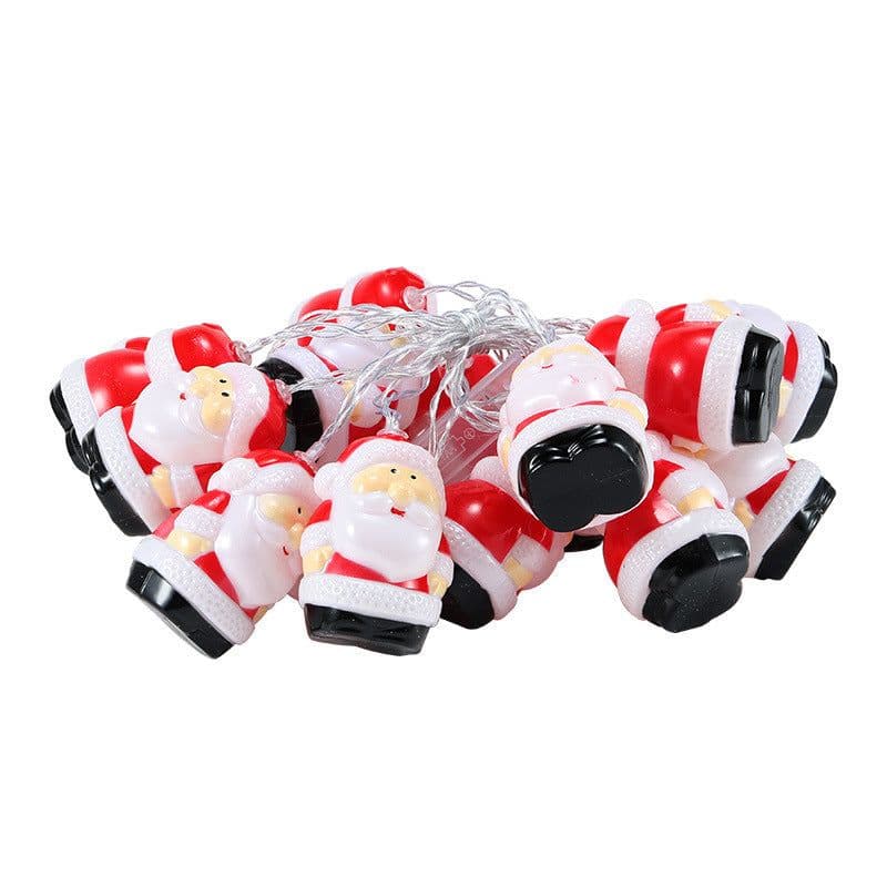 image-Snowman Christmas Tree LED Garland String Lights Snowflakes String Fairy Lights Hanging Ornaments
