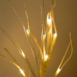 image-Birch tree decoration lights