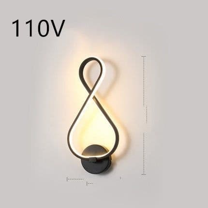 image-led wall lamp nordic minimalist bedroom bedside lamp