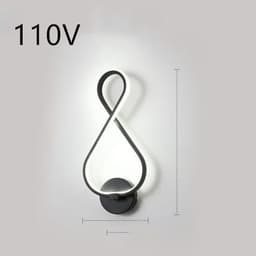 image-led wall lamp nordic minimalist bedroom bedside lamp