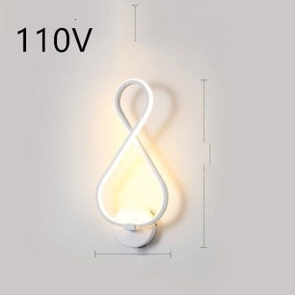 image-led wall lamp nordic minimalist bedroom bedside lamp