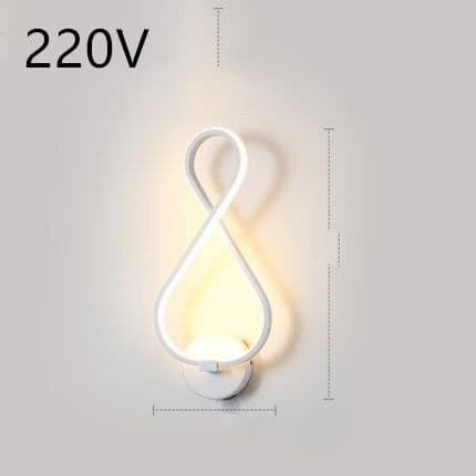 image-led wall lamp nordic minimalist bedroom bedside lamp