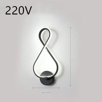 image-led wall lamp nordic minimalist bedroom bedside lamp