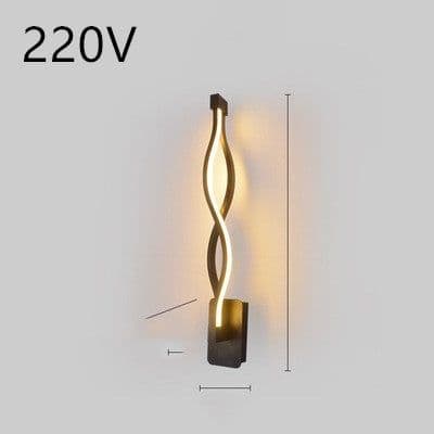 image-led wall lamp nordic minimalist bedroom bedside lamp