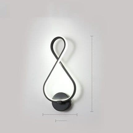 image-led wall lamp nordic minimalist bedroom bedside lamp