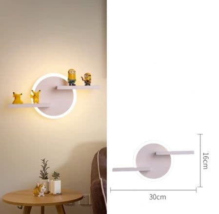 image-Minimalist art living room wall decoration lamps