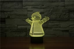 image-Christmas 3D table lamp colorful touch acrylic atmosphere light
